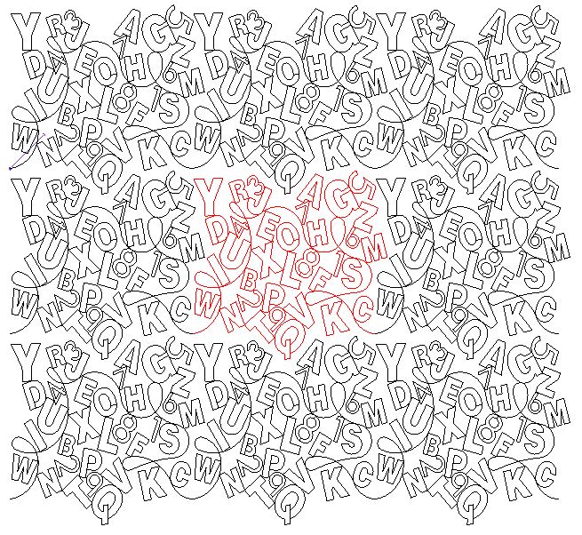 abc123 pano 001 Digital Pattern | Sweet Dreams Quilt Studio